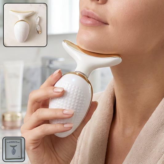 Electric Neck And Face Massager Lifting Firming Skin Care Beauty Device (1 Pc)