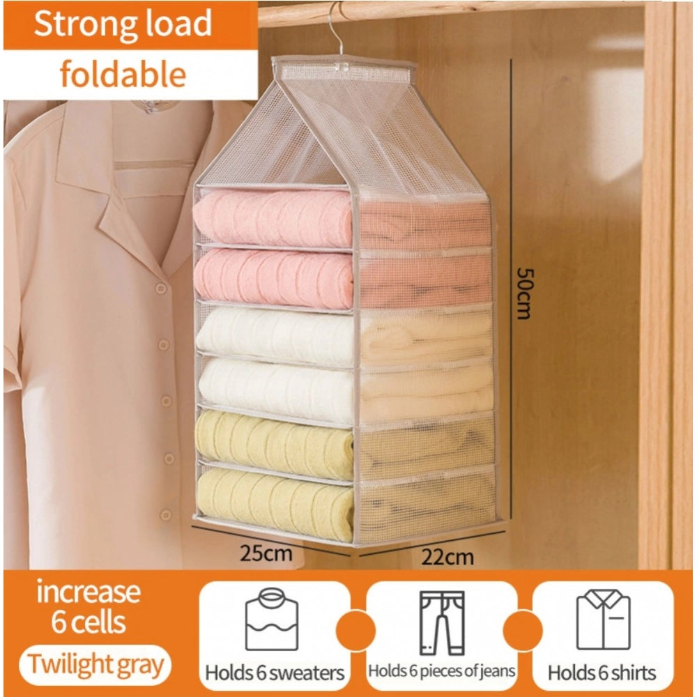 Hanging Foldable Fabric Closet Organizer