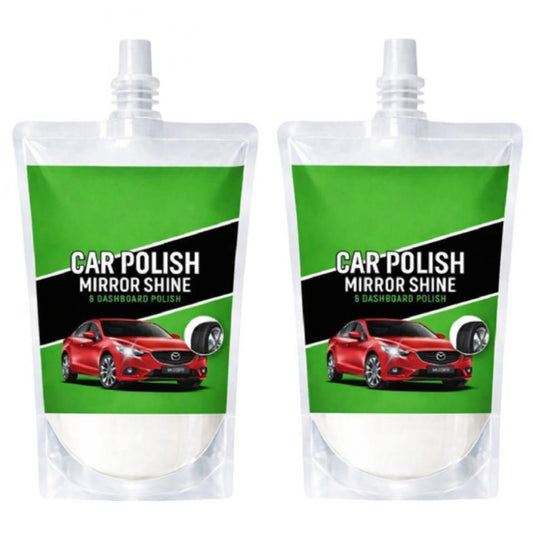 Car and Bike Polish Mirror Shine Liquid Pouches 100 ML (Pack of 2)