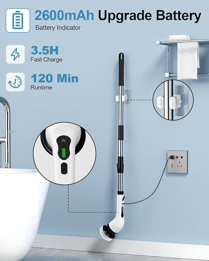 Cordless Electric Spin Scrubber Pro™
