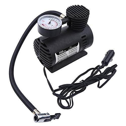 12V Car Tyre Inflator - Portable Air Compressor with Pressure Gauge
