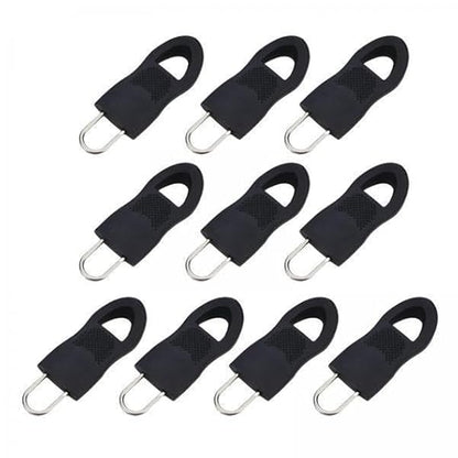 Zipper Repair Kit Instant Zipper Sliders with Nylon Pull Tabs,Replacement Plastic Zipper Pulls,Universal Screw-Fix Removable Zippers for Bags,Jackets-Luggage (PACK OF 20)