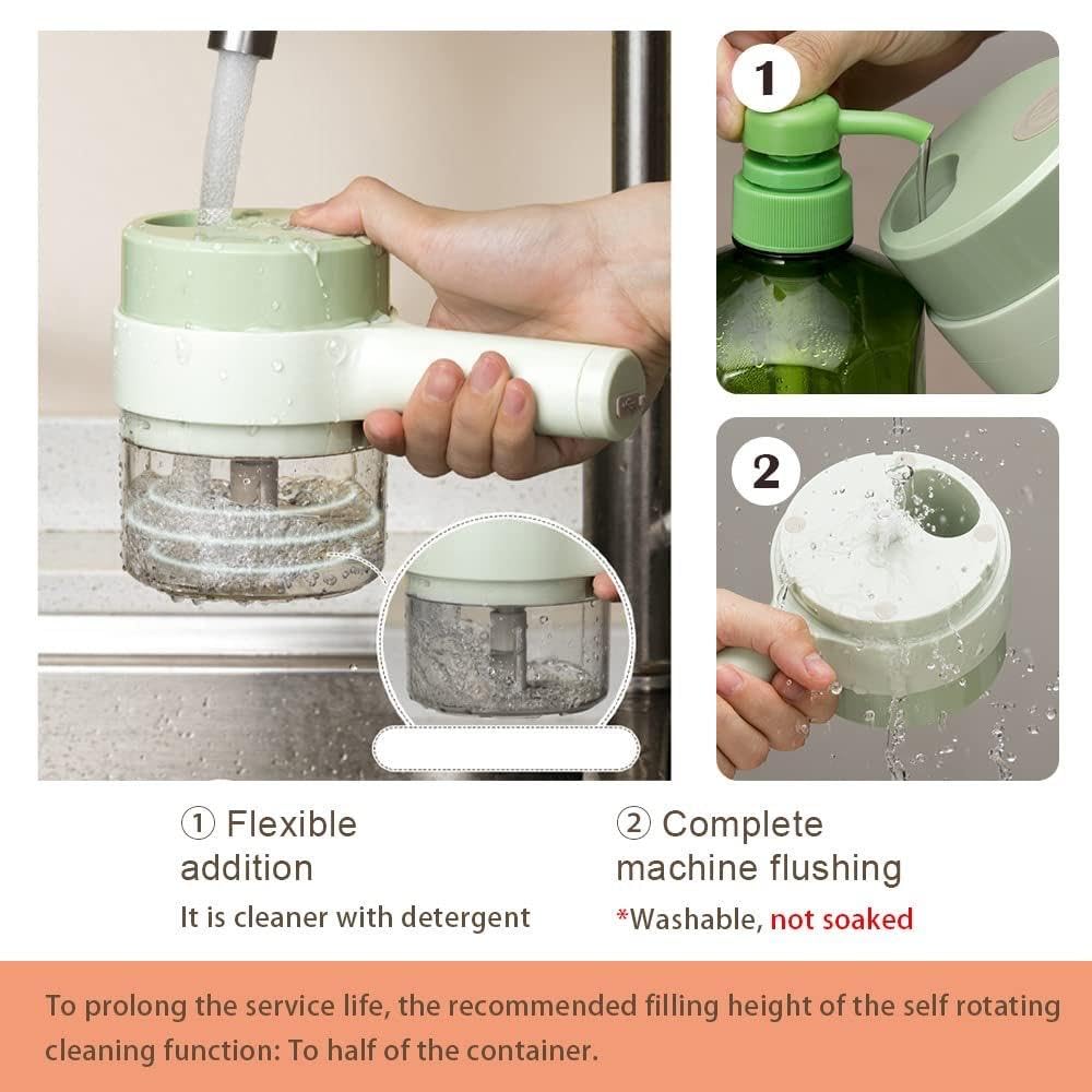 4 in 1 Portable Electric Vegetable Cutter Set