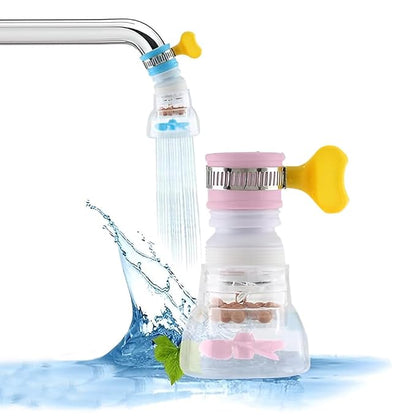 Kitchen Tap Extension with Flexible Rotatable Nozzle (Pack of 2)