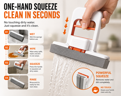 CleanSwipe™ Self-Squeezing Mini Mop