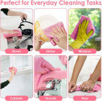 20 PCS Reusable Microfiber Cleaning Cloths