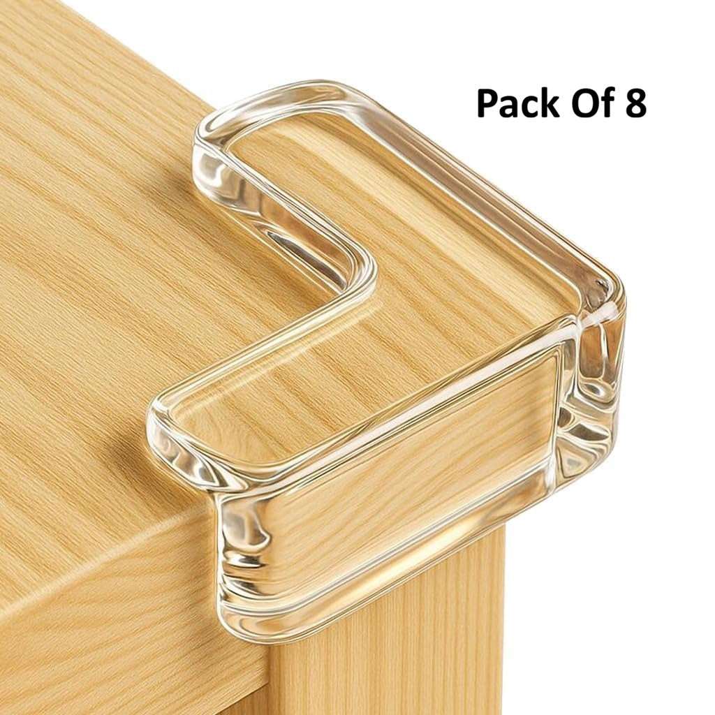 Silicon Corner Protector for Sharp Edges (Pack Of 8)