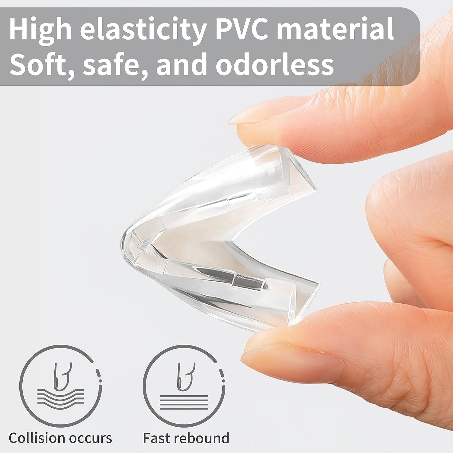 Silicon Corner Protector for Sharp Edges (Pack Of 8)