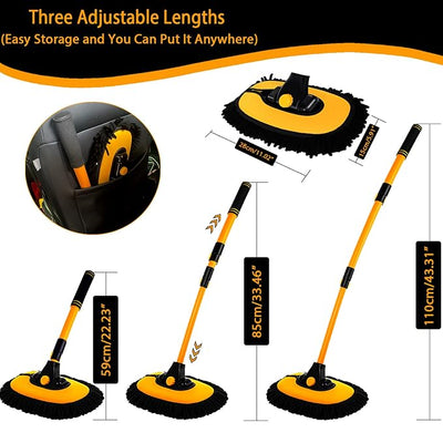 Shortens to 59 cm for easy storage
