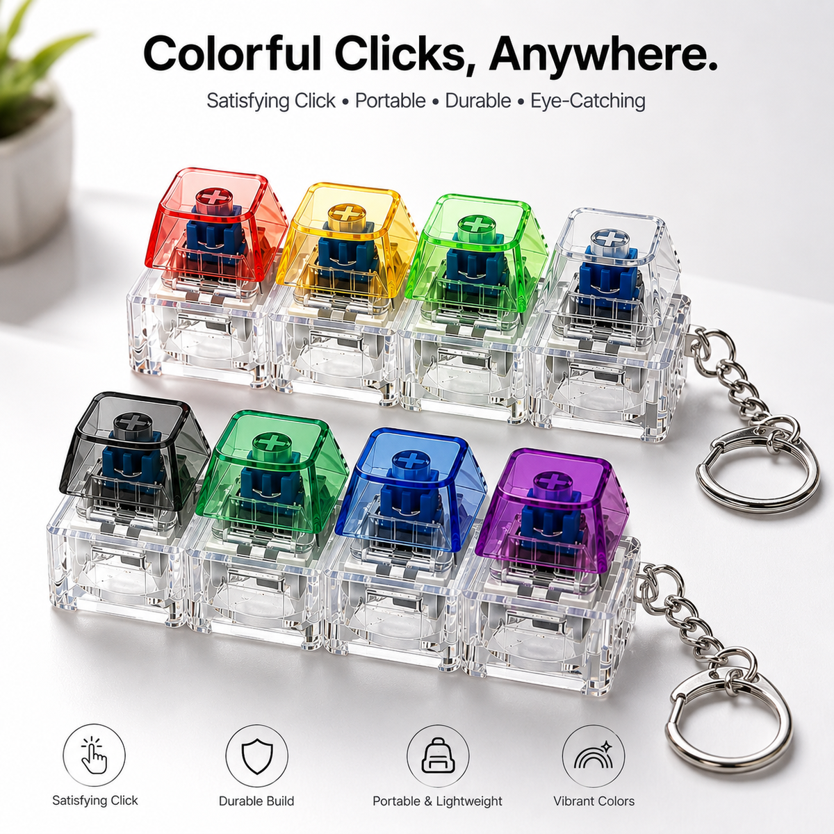 4-in-1 Satisfying Clicker Fidget Toy