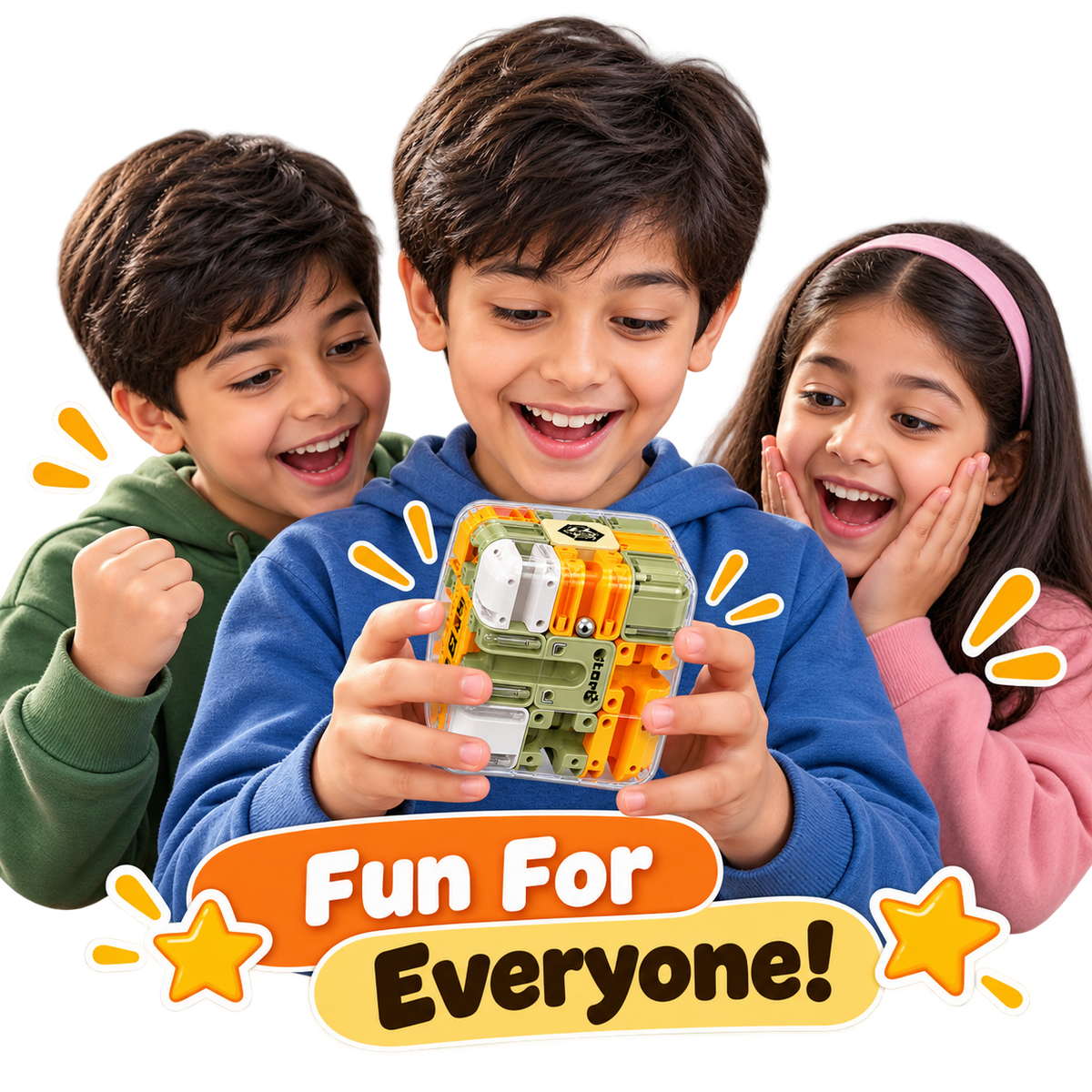 Ball Rolling Cube™ 3D Maze Puzzle for Focus & Brain Challenge ⭐