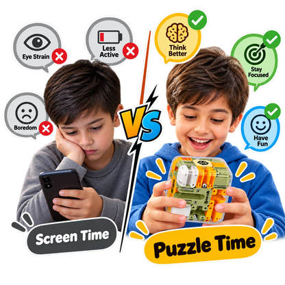 Ball Rolling Cube™ 3D Maze Puzzle for Focus & Brain Challenge ⭐