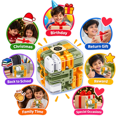 Ball Rolling Cube™ 3D Maze Puzzle for Focus & Brain Challenge ⭐
