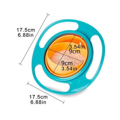 Gyro Bowl – Spill-Proof Rotating Fun Bowl for Kids (Pack of 2)