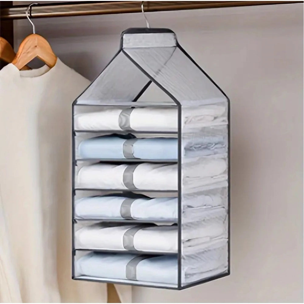 Hanging Foldable Fabric Closet Organizer
