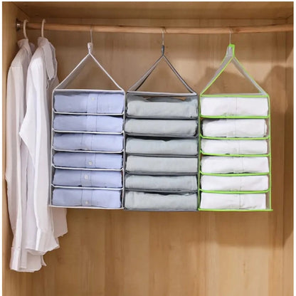 Hanging Foldable Fabric Closet Organizer