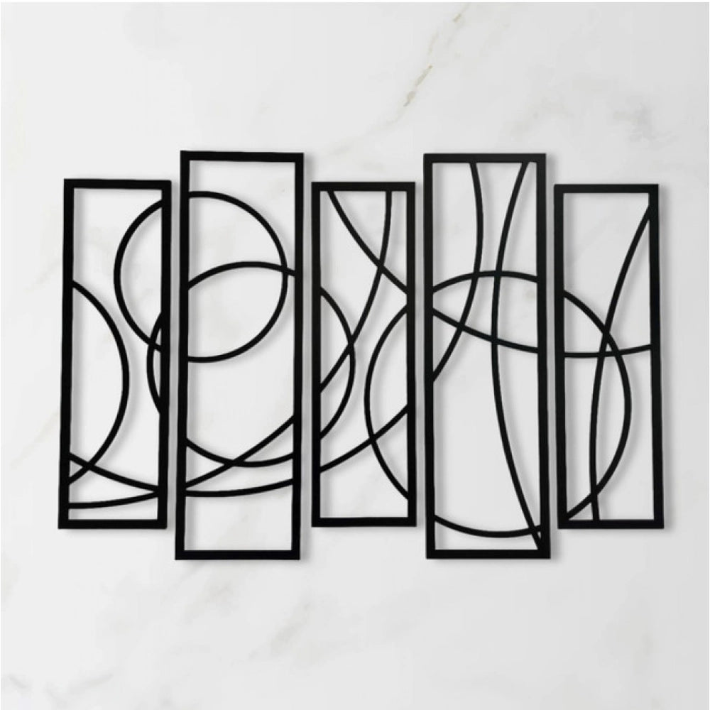 Wooden 5-Piece Wall Art Panel Frame