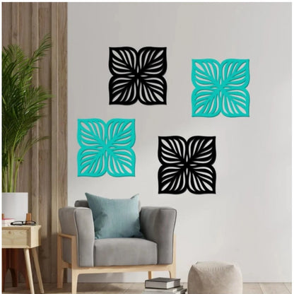 Flowers Design Wooden Wall Decor