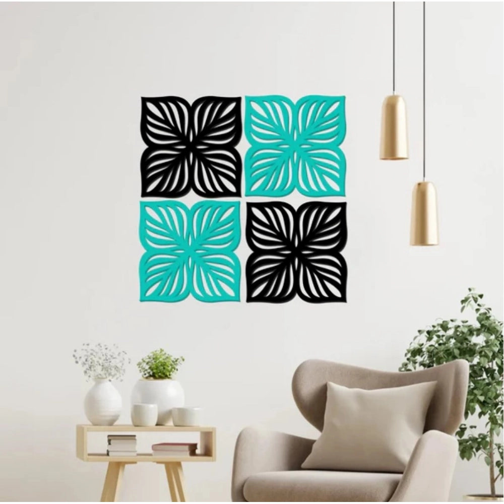 Flowers Design Wooden Wall Decor