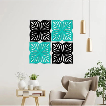 Flowers Design Wooden Wall Decor
