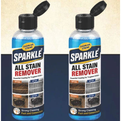 Sparkle Kitchen Stain Remover Liquid Bottles 100 ML (Pack of 2)