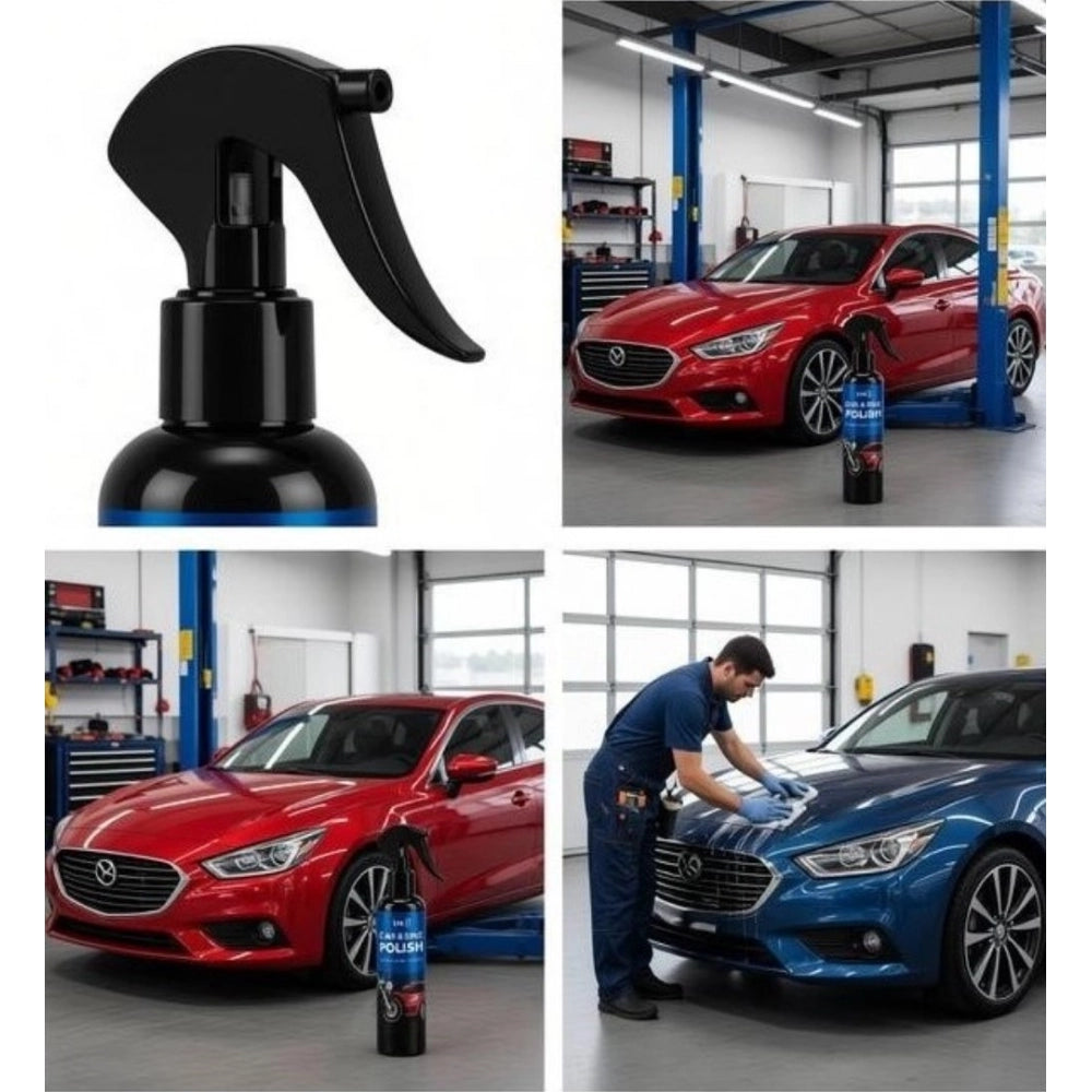 3-in-1 Car and Bike Polish Spray Bottles 100 ML (Pack of 2)