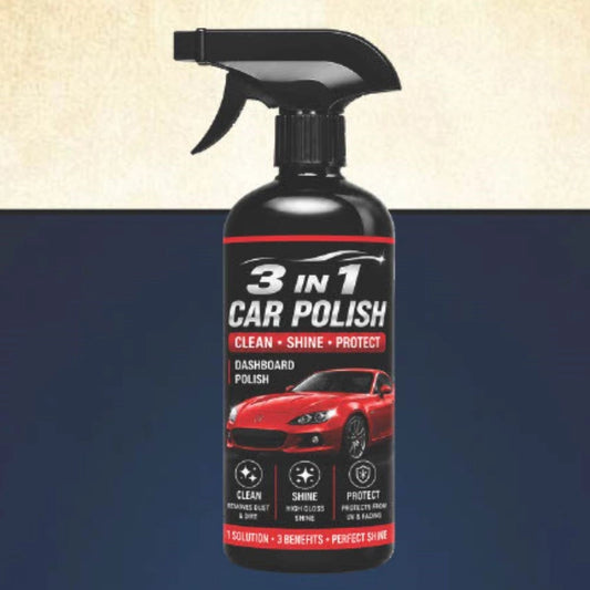 3-in-1 Car and Bike Polish Spray Bottles 100 ML