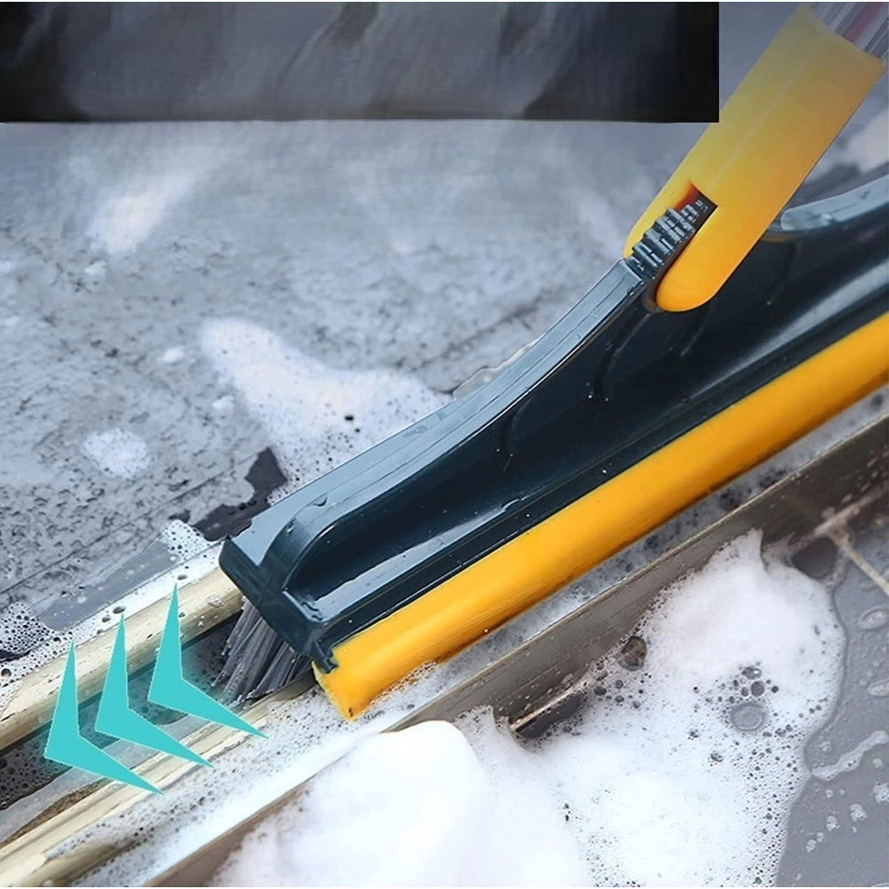2 in 1 Scrape Floor Scrubbing Brush ((Pack of 2)