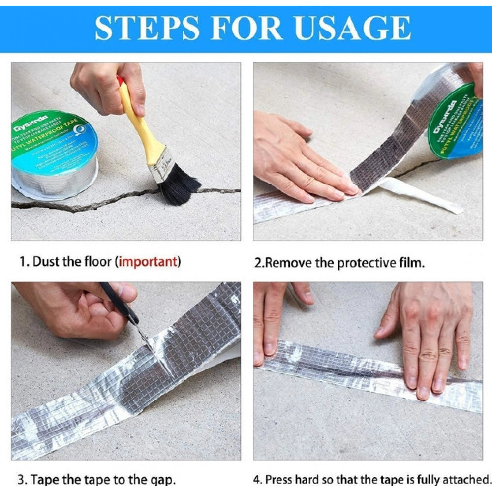 Aluminium Waterproof Foil Tape 2 Inch (Pack of 2)