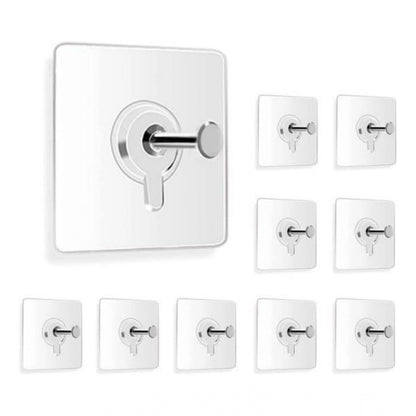 Plastic Wall Hook (Pack of 10)
