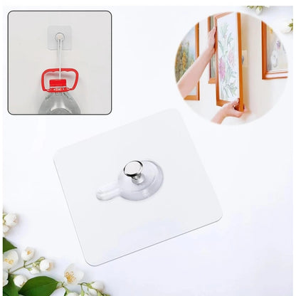 Plastic Wall Hook (Pack of 10)