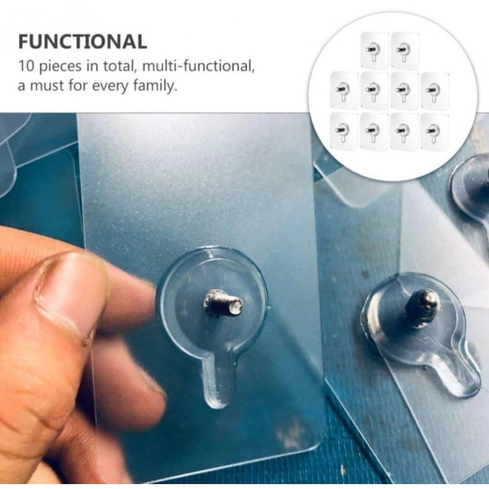 Acrylic-Metal Wall Hook (Pack of 25)