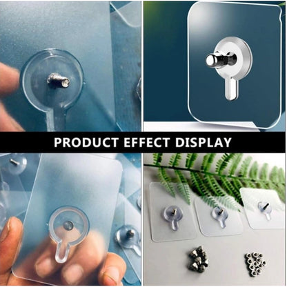 Acrylic-Metal Wall Hook (Pack of 25)