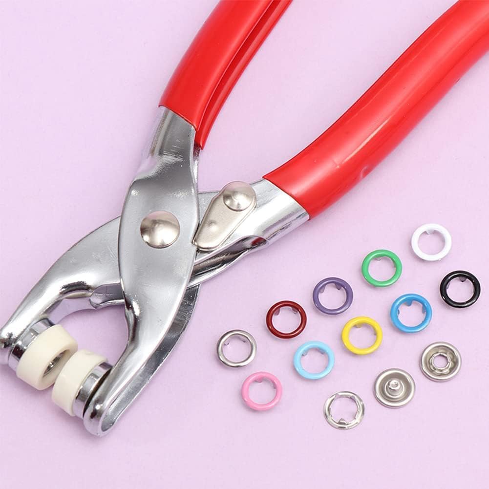 Plastic Snap Button Kit with Pliers
