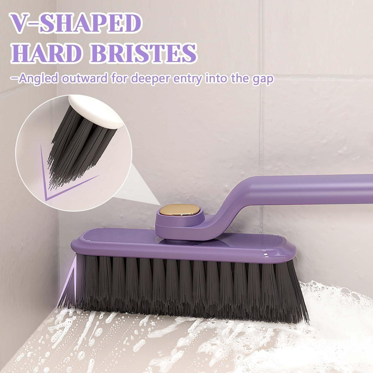 Rotating Gap Cleaning Brush