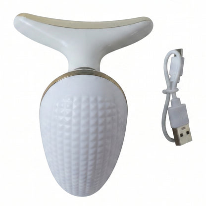 Electric Neck And Face Massager Lifting Firming Skin Care Beauty Device (1 Pc)