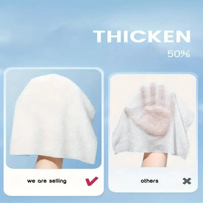 Towel Set Disposable Travel Face Towel (Pack of 5 )